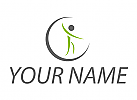 kologisch, Person in Bewegung, Fitness, Physiotherapie, Logo