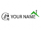 Dach und Schornstein, Schornsteinfeger Logo