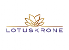 Zeichen, Signet, Krone, Lotus, Blume, Arztpraxis, Logo