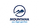 , Zeichen, Berge, Urlaub, Urlaub in den Bergen, Kreis Logo