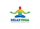 , Yoga, Mensch, Wellness, bunt, Fitness, Pilates, Trainieren, geistig, Mental Logo