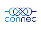 Zeichen, zweifarbig, Schleife, Knoten, Netzwerk Logo