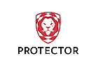 Schild Logo, Lwe Logo, Schutz / Security Logo
