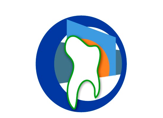 Zahn im Kreis Logo