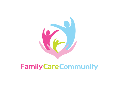 Logo, Pflege, Familie, Gesundheit, Mutter, Kind, Vater, Hnde, Betreuung
