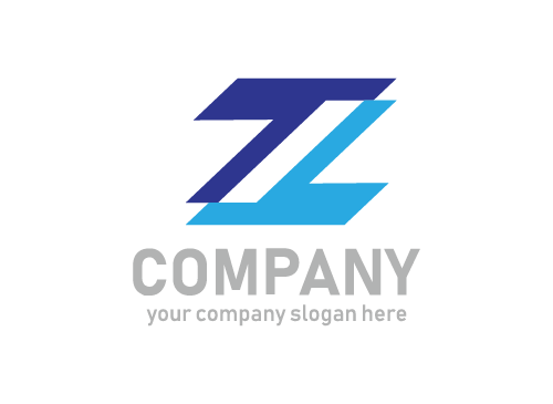 Buchstabe Z Logo, Symbol Z Logo, Daten, Technologie, Software, Internet, Logo