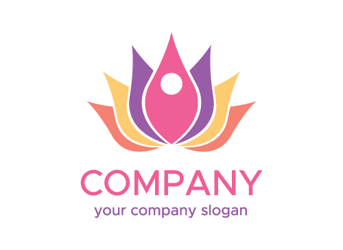 kologie Logo, Lotus Logo, Yoga Logo, Blume Logo, Natur Logo, Wellness, Spa, Kosmetik, Massage, Hotel