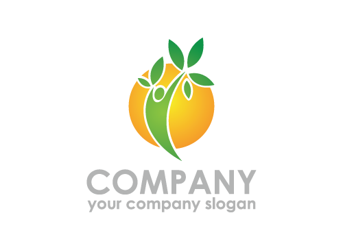 kologie, Natur, Sonne, Vegan, Logo