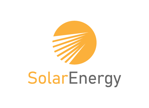 Energie, Sonne, Gold, Solar,Logo