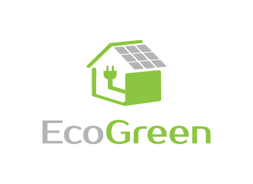 Ökologie, Energie, Sonnenkollektoren, Architektur, Installationen, Logo
