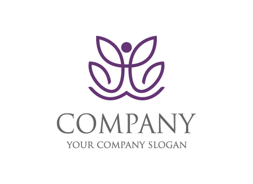 Kosmetik logo, Baum logo, Blatt logo, Yoga logo