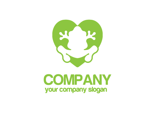 Frosch Logo, Sumpf Logo, Liebe Logo