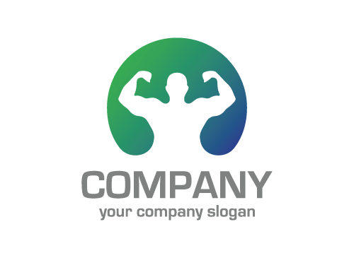 Sport logo, Mann logo, Mensch logo, Fitness logo, stark logo, Fitnessstudio logo, Personal Trainer logo