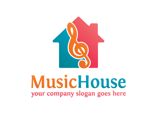 Musik, Komposition, Musiknote, Musiktaste, Verlag, Logo