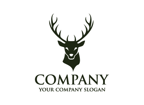 Hirsch Logo, Jagd Logo, Tier, Wald, Camping,Firma Logo, Unternehmen Logo, Beratung Logo, Logo, Grafikdesign, Design, Branding