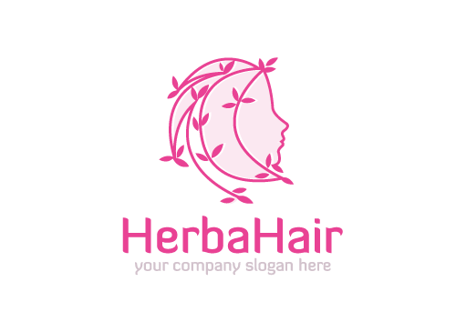 Beauti, Haare, Spa, Dame, weiblich, Natur, Logo