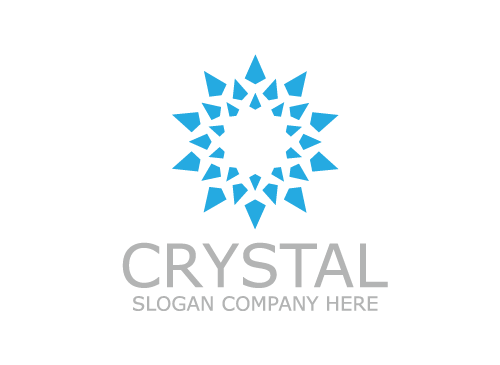 Eis, Kristall, Finanzen, Logo