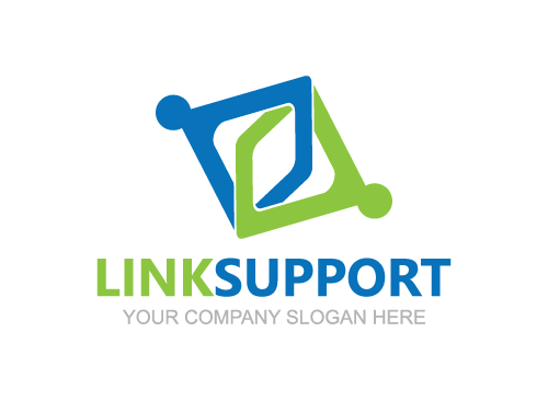 Link logo, Verbindung logo, Menschen logo, Beratung logo, Untersttzung logo, Pflege logo