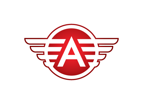 Buchstabe A Logo, Symbol A Logo, Flgel logo, Sport logo, Motto logo, Auto logo