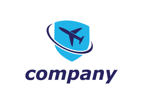 Reisen Logo, Fliegen Logo, Luftfahrt Logo, Fliegen