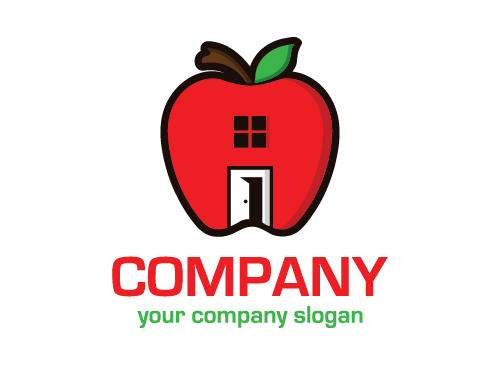 Apfel logo, sicher logo, Zuhause logo, Tr logo, Haus logo