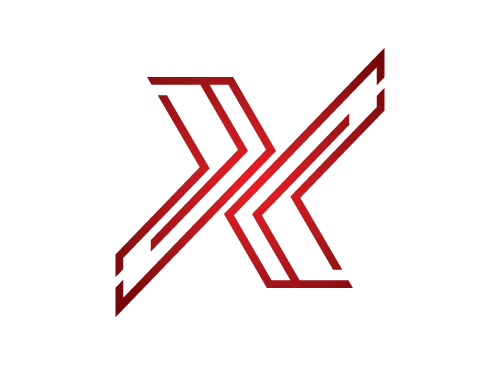 Buchstabe X Logo, Symbol X Logo, Technologie Logo, Kommunikation Logo, Internet Logo, Cyber, Sicherheit, Programmierung, Computer