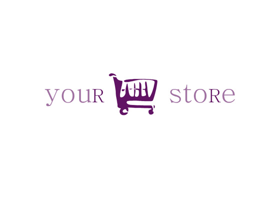 Einkaufswagen - Logo fr Onlinehandel