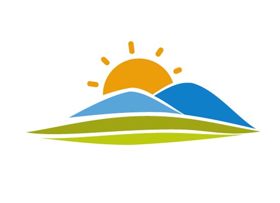 Landschaft, Wandern, Natur, Berge - Logo