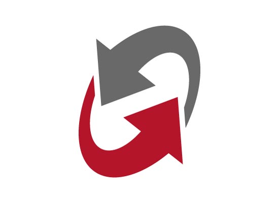 Pfeile als Kreislauf - Logo
