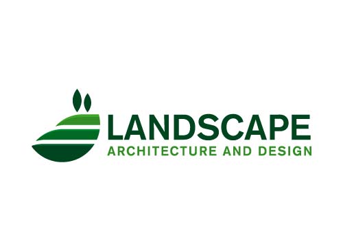 Landschaft Baum Hgel Logo
