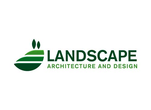 Landschaft Baum Hgel Logo