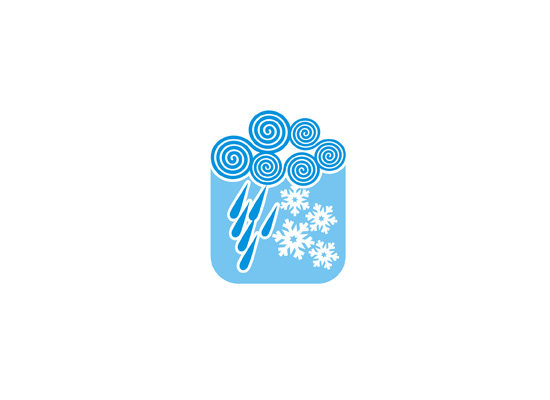 Wolken, Regen und Schnee - Tolles Wetter Logo