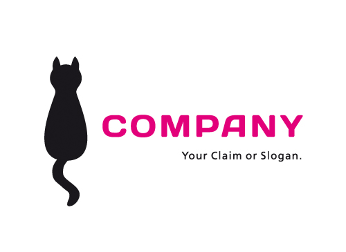 Logo fr Tierarzt oder Tierheim, Katze