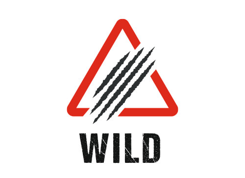 Achtung wilde Tiere Logo