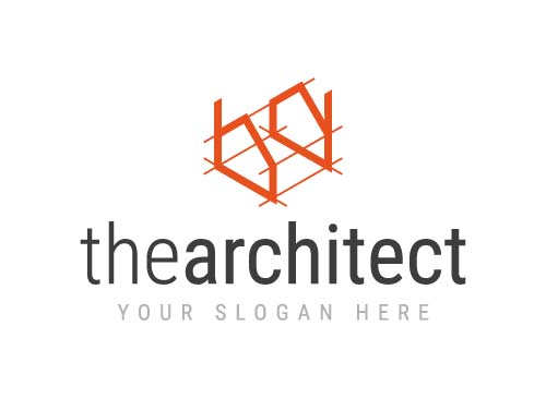 Abstract estate architect logo