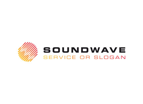 Sound music wave logo