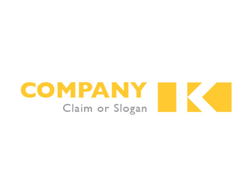 Modernes Logo, Buchstabe K
