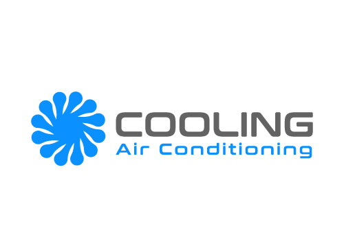 Klimaanlage Logo, Khlung Logo, Eis Logo, Wind Logo
