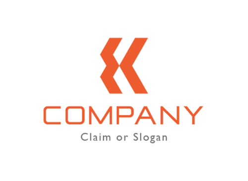 Modernes Logo, Buchstabe K