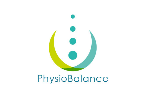 Zeichen, zweifarbig, Physiotherapie, Logo