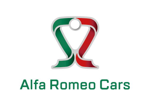 Alfa Romeo Khler in Verbindung mit italienischer Fahne