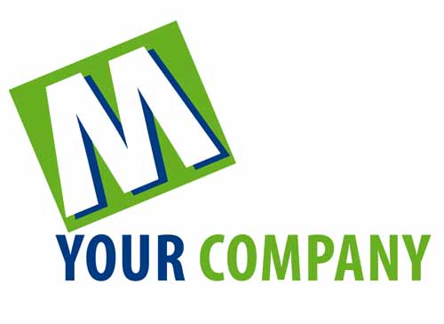 Buchstabe M Logo