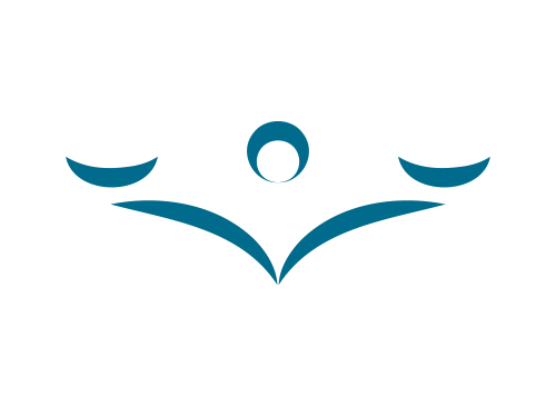 Arztpraxis Logo, Physiotherapie, Mensch 