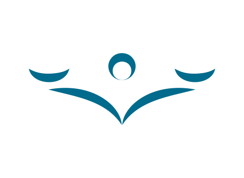 Arztpraxis Logo, Physiotherapie, Mensch 