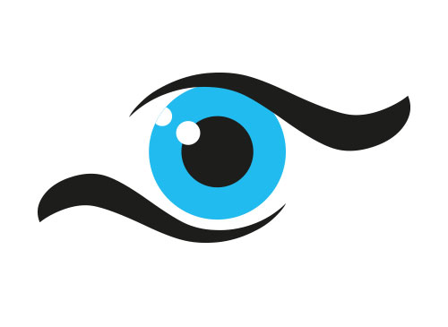Zeichen, zweifarbig, Security, Optiker, Auge, Augenarzt, Logo