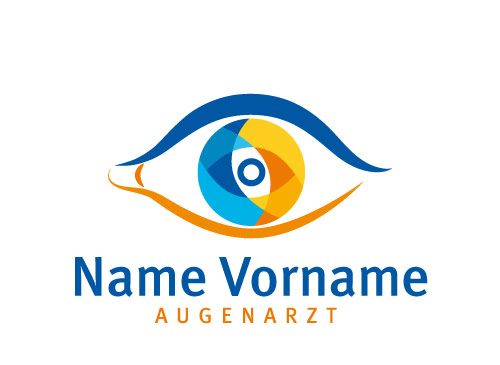 Logo, Markenzeichen, Auge, Augenarzt, Optiker, Augenklinik