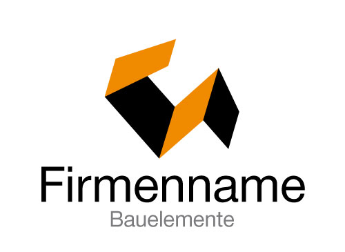 Logo Baufirma Bauelemente Logomarket