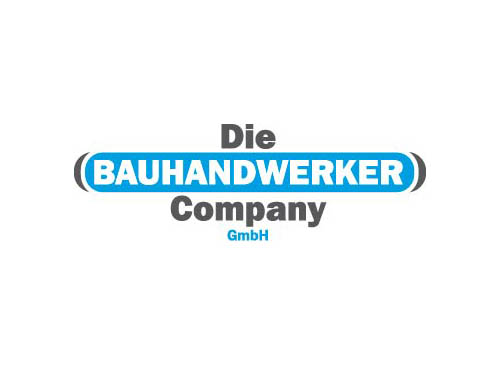 Bauhandwerker Logo, zweifarbig, 