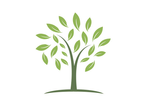 Zeichen, zweifarbig, Natur, Baum, Arztpraxis, Logo