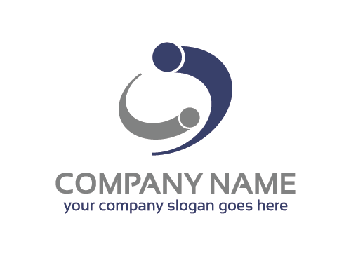 Menschen Logo, Beratung Logo, Finanzierung Logo